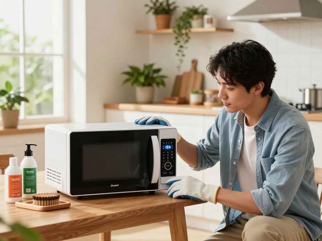 Traitement de bois sans produit chimique avec Shashel® dans une cuisine moderne.